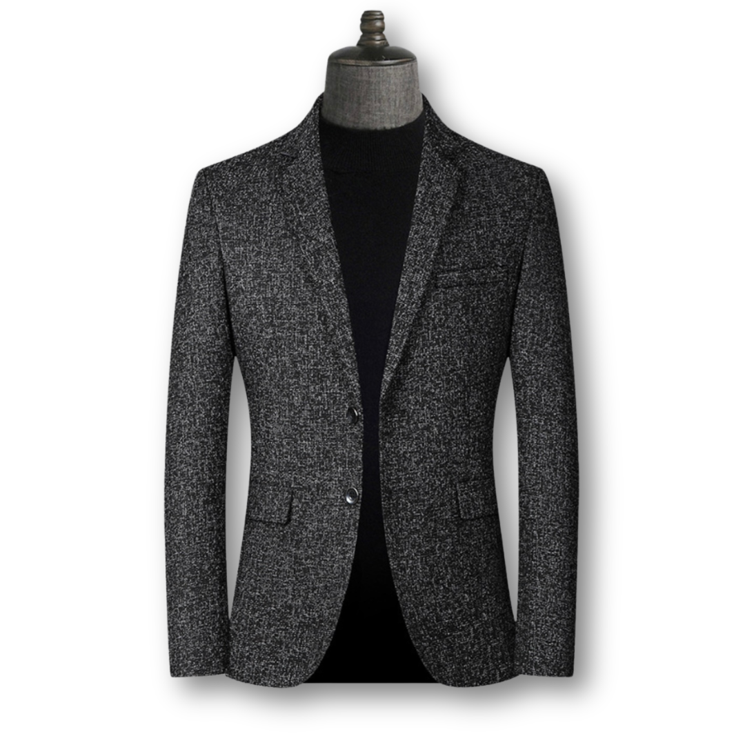Domenico | Blazer élégant en tissu écossais