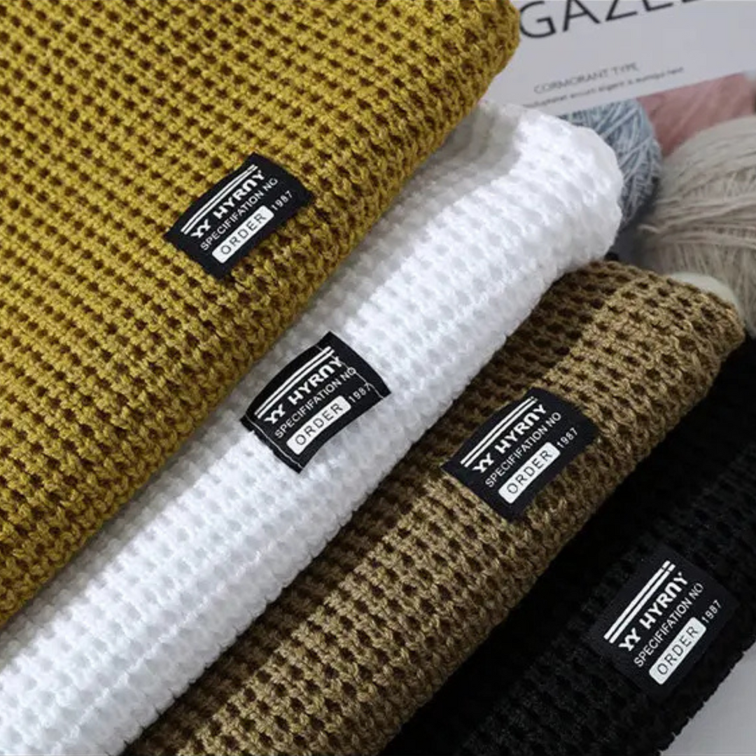 PULL EN NID D'ABEILLE PREMIUM