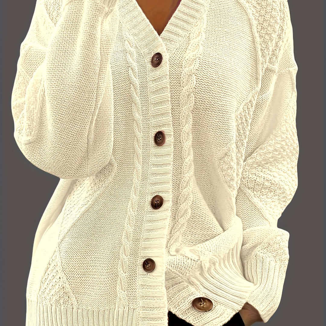 Florine™ | Pull Doux à Motif Floral Torsadé