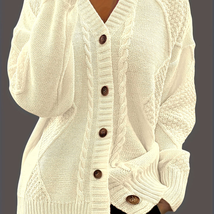 Florine™ | Pull Doux à Motif Floral Torsadé