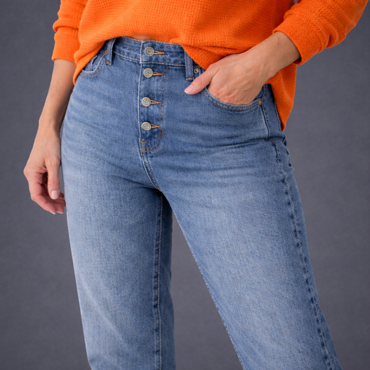 Emma™ - Jeans taille haute stylés