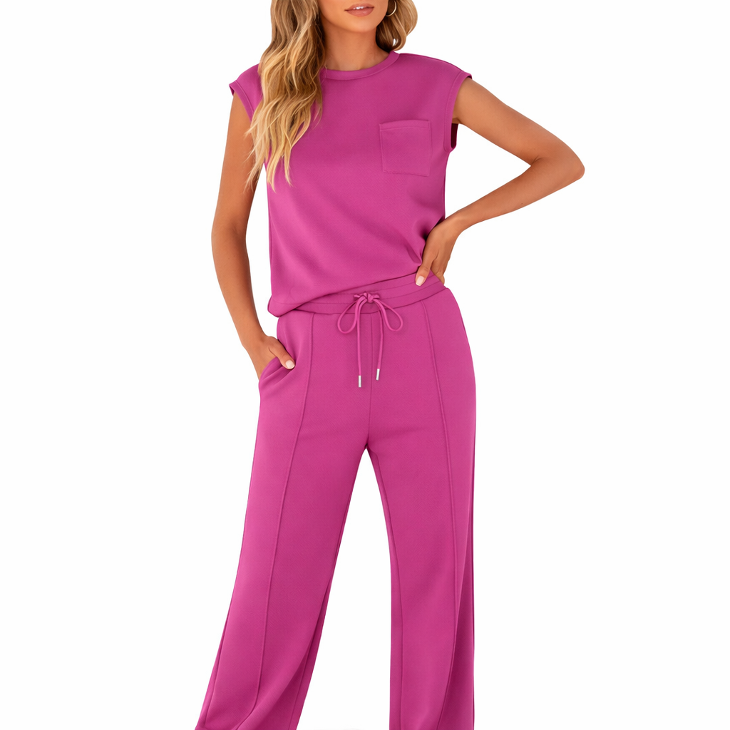 Anaëlle™ | Ensemble Chic & Ultra Confortable – L’Élégance Décontractée de l’Été