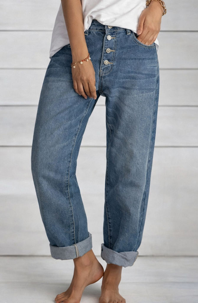 Emma™ - Jeans taille haute stylés