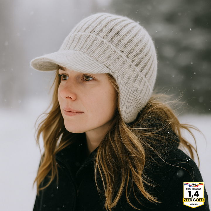 Fjordwarm – Bonnet d'hiver scandinave avec protection des oreilles (unisexe, taille unique)