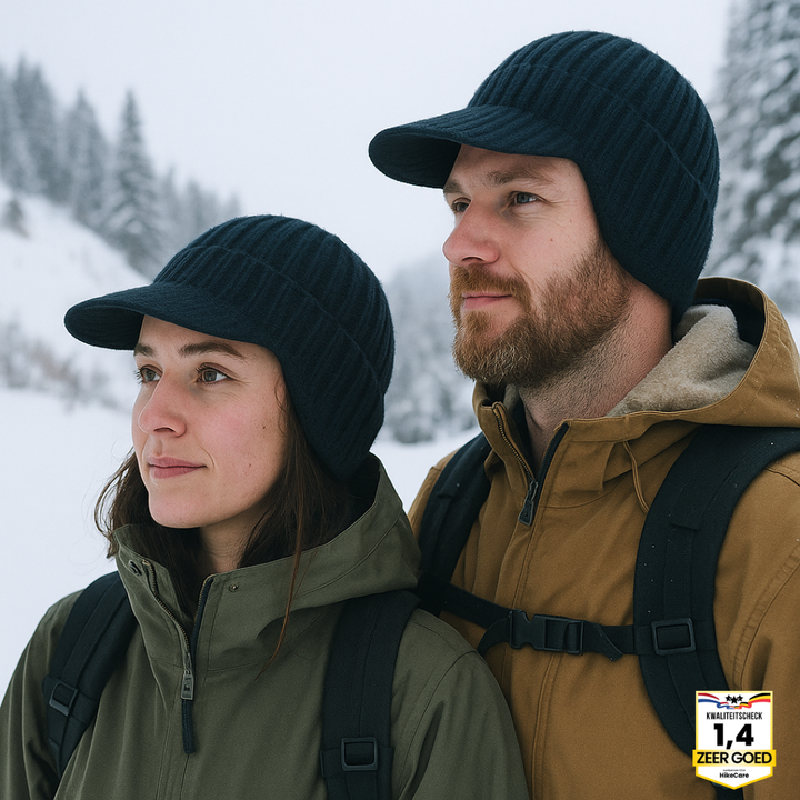 Fjordwarm – Bonnet d'hiver scandinave avec protection des oreilles (unisexe, taille unique)