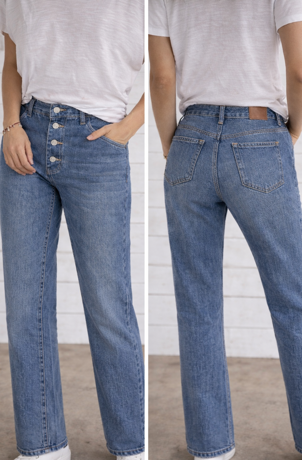 Emma™ - Jeans taille haute stylés