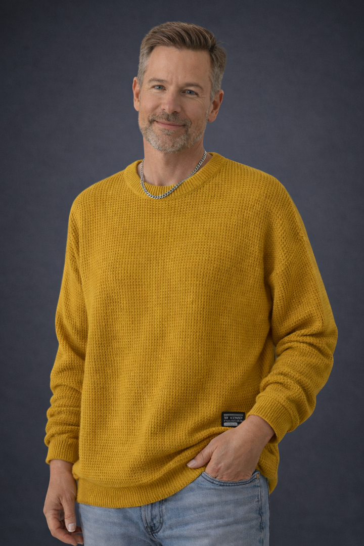 PULL EN NID D'ABEILLE PREMIUM