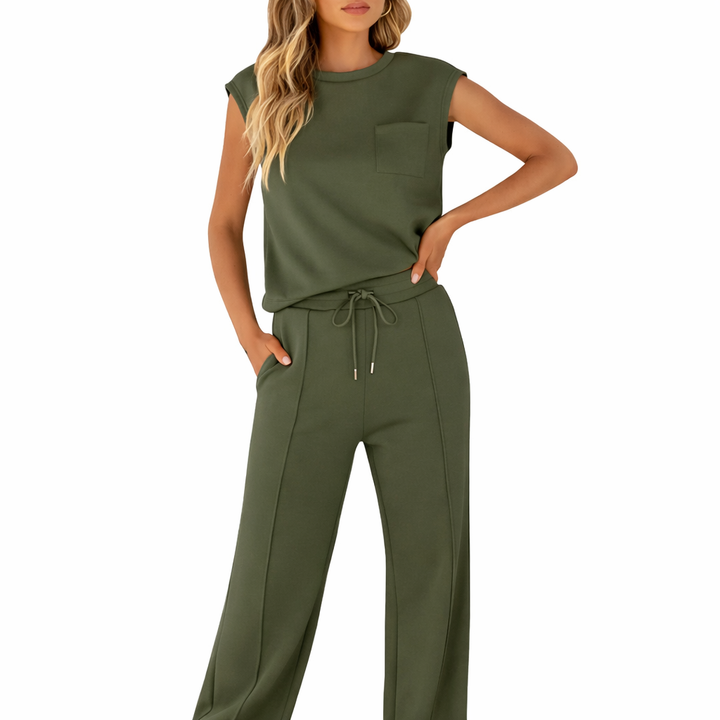 Anaëlle™ | Ensemble Chic & Ultra Confortable – L’Élégance Décontractée de l’Été