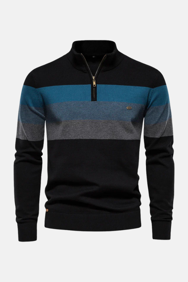 Nicolas | Pull élégant à col montant