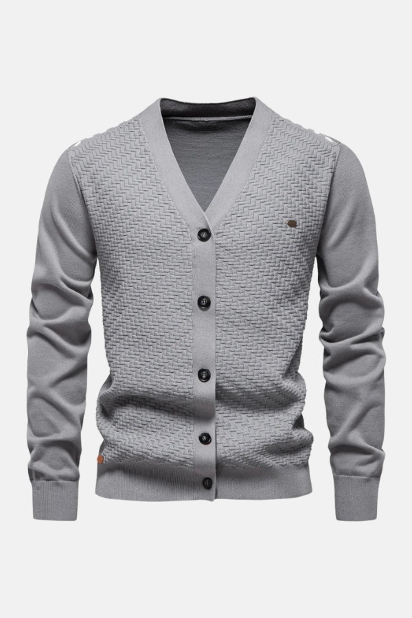 Sébastien | Cardigan homme chaud à col V