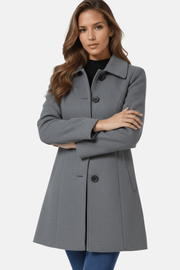 Hélène | Manteau d'hiver pour femme à un bouton