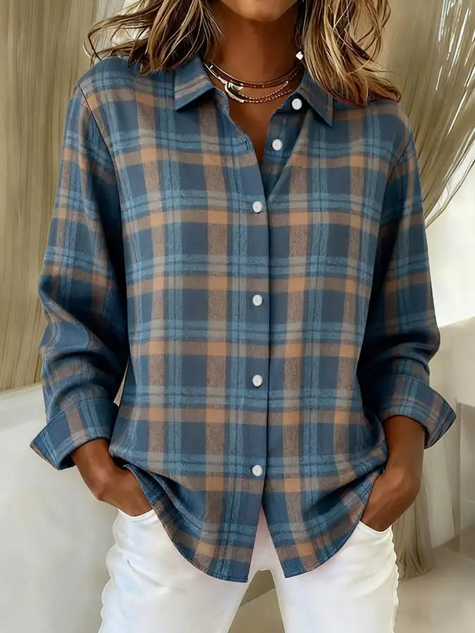 Louise™ | Cardigan en Tricot Doux à Carreaux