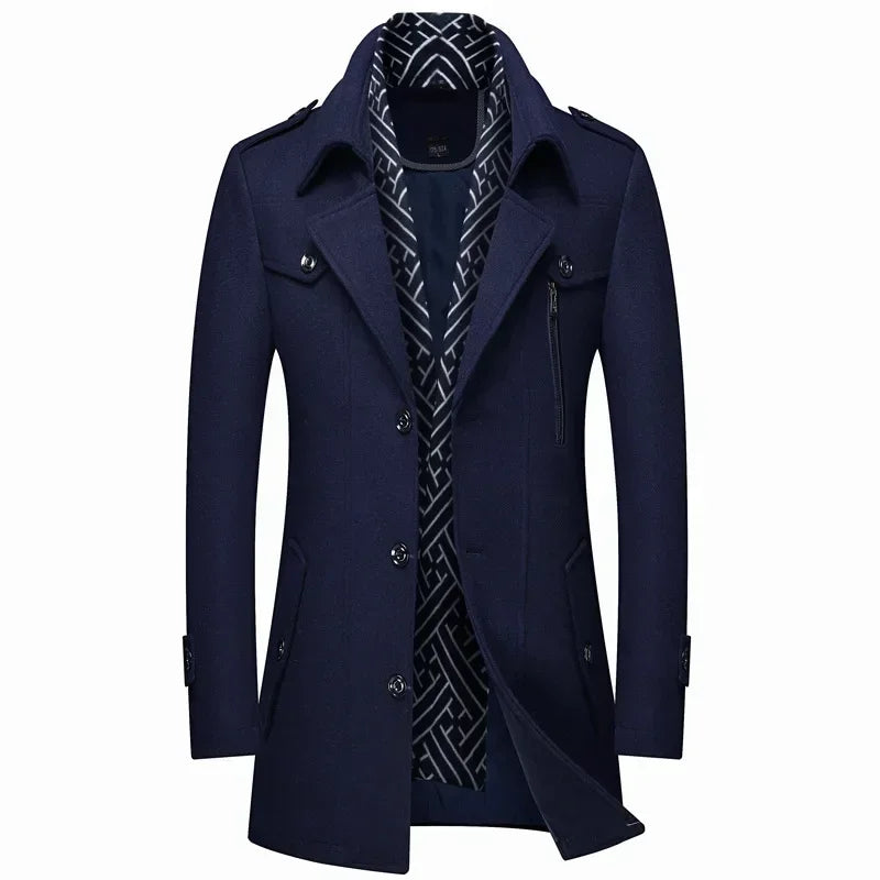 DAVID | MANTEAU D'HIVER EN LAINE POUR HOMME
