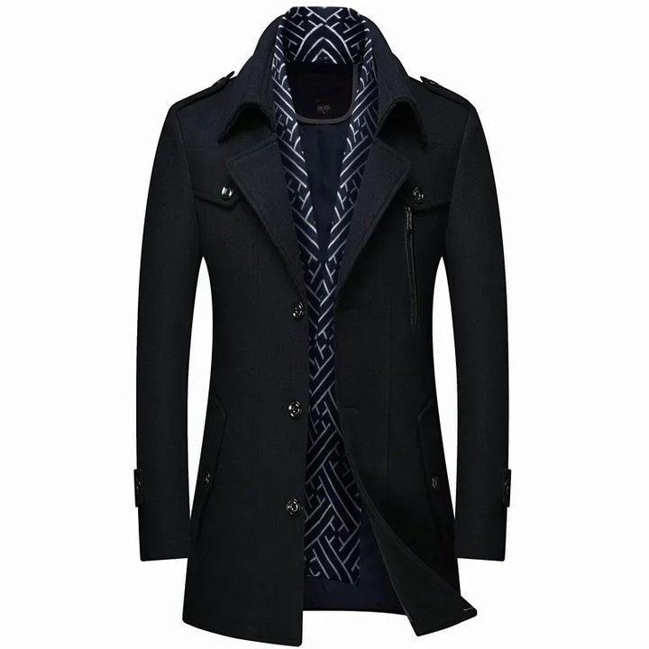 DAVID | MANTEAU D'HIVER EN LAINE POUR HOMME