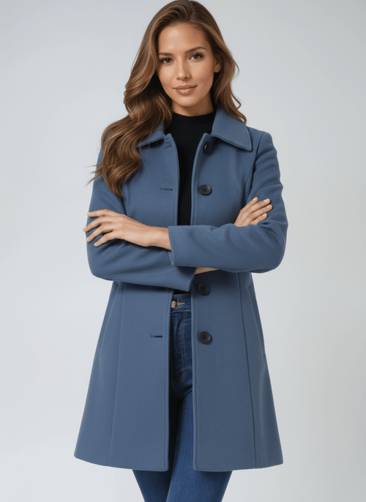 Hélène | Manteau d'hiver pour femme à un bouton