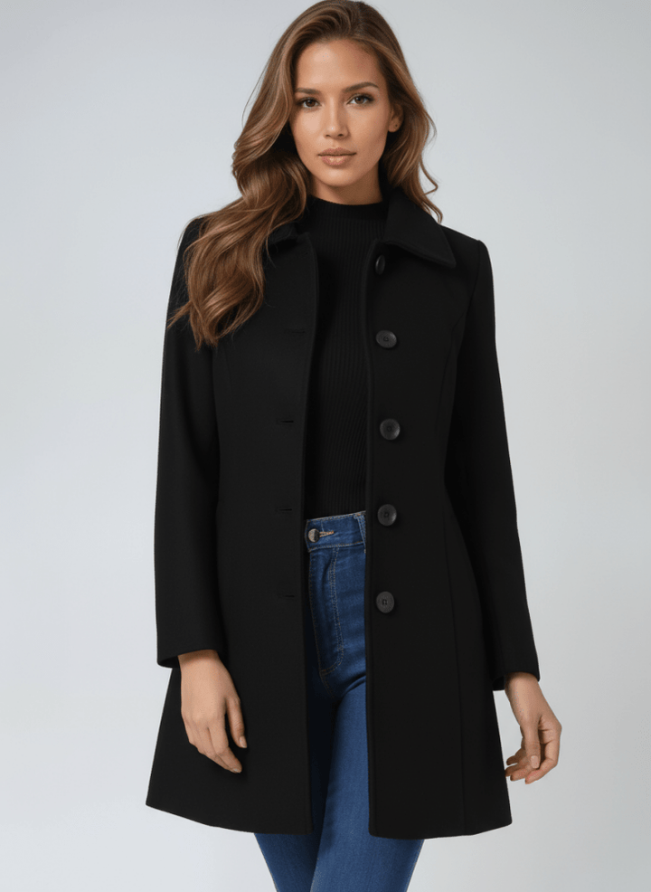 Hélène | Manteau d'hiver pour femme à un bouton