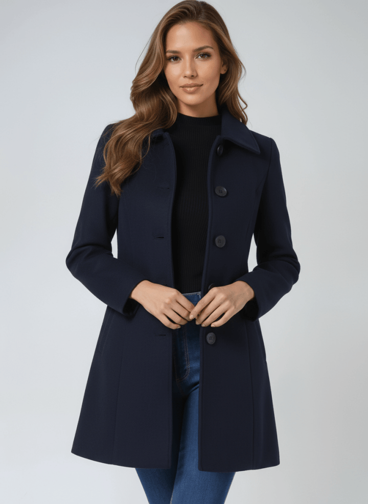 Hélène | Manteau d'hiver pour femme à un bouton