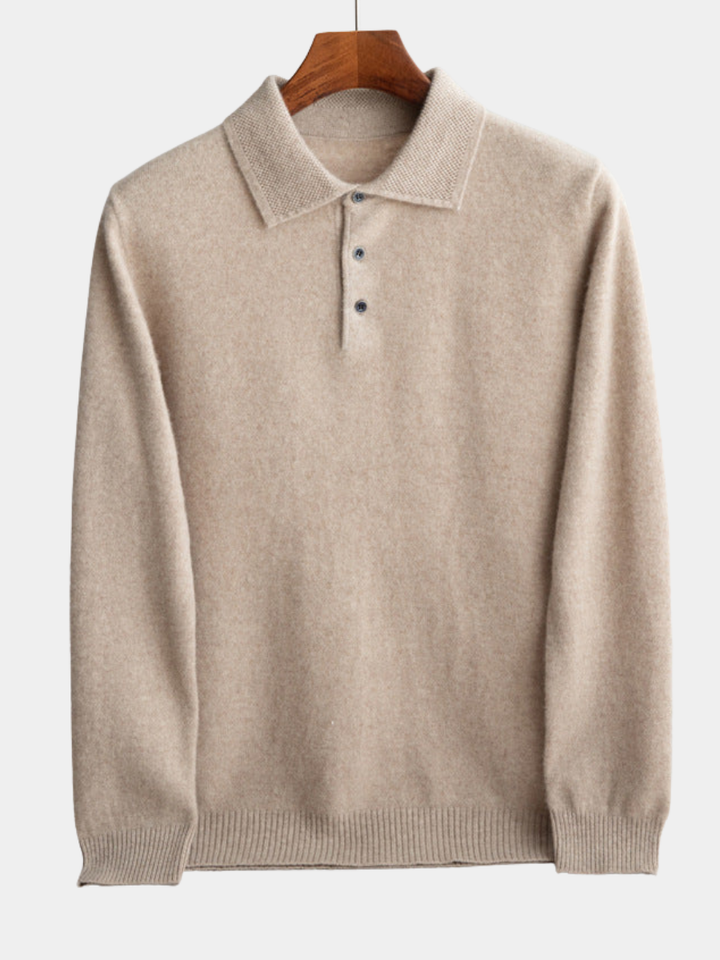 PULL POLO HOMME CLASSIQUE (laine haut de gamme)