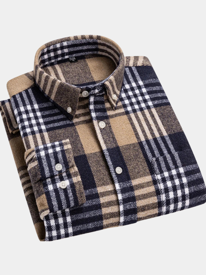 CHEMISE À CARREAUX POUR HOMME MODERNE
