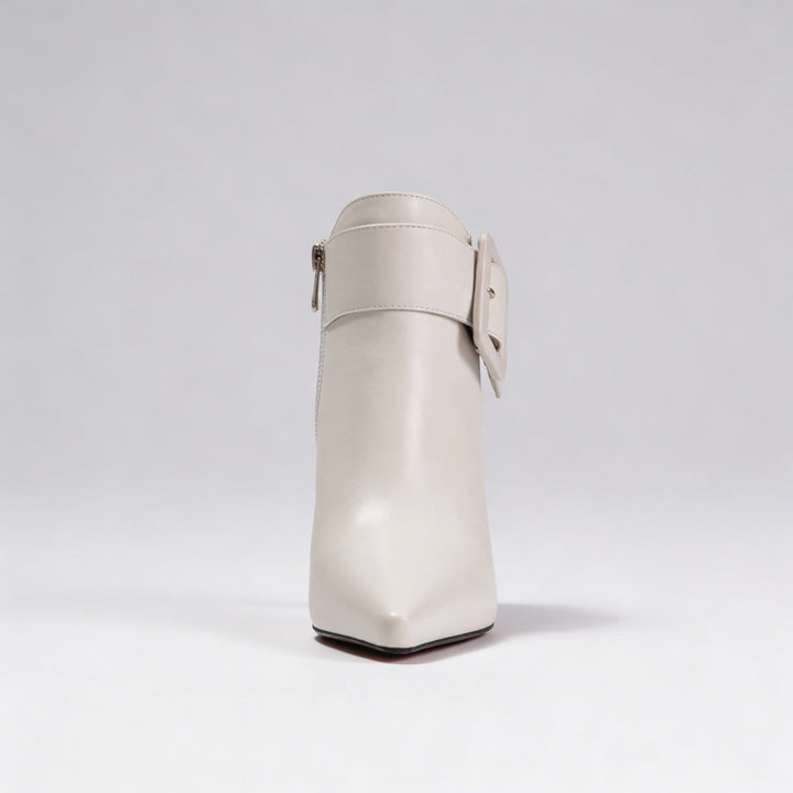 Claudine | Bottines à talons et boucle oversize