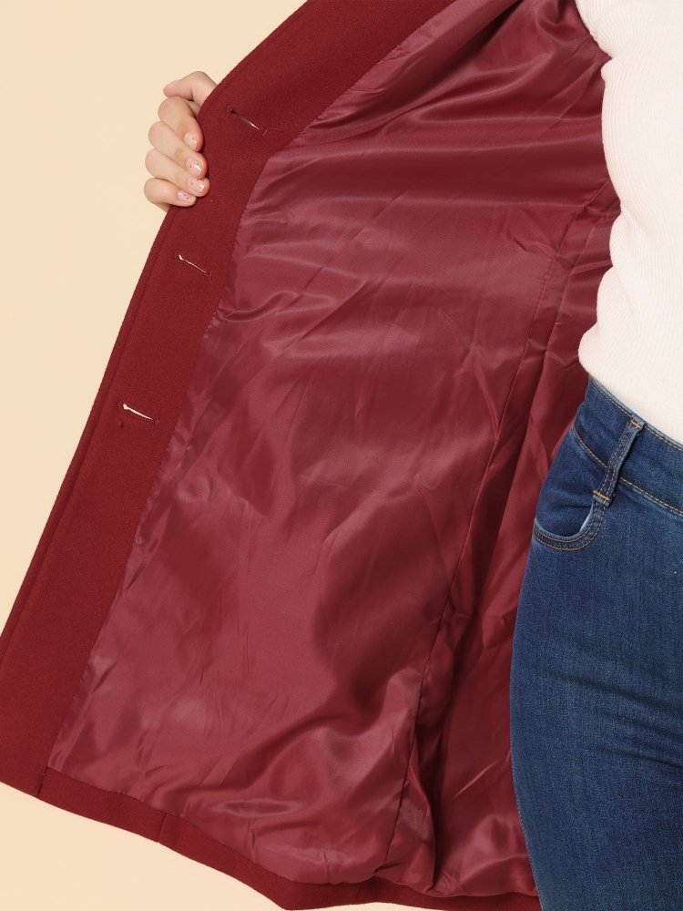 Hélène | Manteau d'hiver pour femme à un bouton