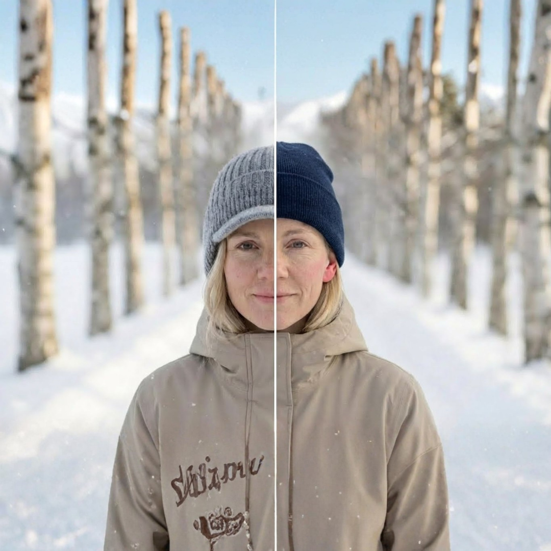 Fjordwarm – Bonnet d'hiver scandinave avec protection des oreilles (unisexe, taille unique)